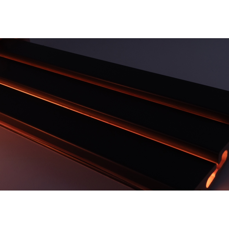 RADIANT - 6X16 WAVE, BLACK, MATTE